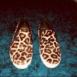 MK Leopard slip-on-top sneakers